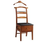 DHNCBGFZ Chaise Valet Avec Siège & Tiroir Bois Valet De Chambre Porte-Vêtements Avec Porte-pantalons Et Porte-cravates Valets De Pour Votre Dressing Ou Chambre D'amis