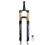 DHNCBGFZ Fourche À Suspension VTT 26/27,5/29 Pouces Pivot Droit/Conique 1-1/8" Débattement 120/140 Mm Freins À Disque Commande Manuelle/à Distance(Tapered HL,29")