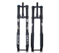 DHNCBGFZ Fourche Air Inversée Suspendue 26/27,5/29 Pouces Pivot Droit/Conique À Double Épaulement Axe Traversant Boost Débattement 15 X 110 Mm Amortissement Réglable sur 160 Mm.(Tapered,29er)