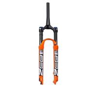 DHNCBGFZ Fourche De VTT À Suspension Pneumatique en Alliage De Magnésium 26/27,5/29 Pouces Réglage du Rebond Débattement 160 Mm Pivot Conique/Pivot Droit De 9 Mm Vélo XC/AM(Black Tapered,27.5in)