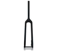 DHNCBGFZ Fourche rigide en fibre de carbone pour VTT 66 cm, 69,8 cm, 73,7 cm, 100 x 15 mm, fourche à disque à essieu traversant, fourche rigide de 2,8 cm, tube droit de 3,8 cm, fourche avant à tube