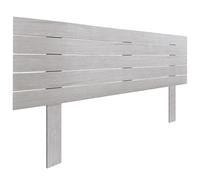 DHOME Tête de lit en Bois MDF Recy vec Pieds Lit Horizontal Style Palettes Quincaillerie Incluse (160cm, Arctique)