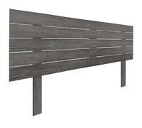 DHOME Tête de lit en Bois MDF Recy vec Pieds Lit Horizontal Style Palettes Quincaillerie Incluse (Bois Frêne, 150cm)