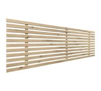 DHOME Tête de lit en Bois recyclé MDF Lit en Palettes Style Japonais Ferrures incluses (160cm, Bois Cambrien)