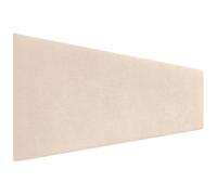 DHOME Tête de Lit Finition Serviette Soft Revêtement Uni Tissu Doux pour Mur Acoustique Têtes de Lit Absorbantes Tête de Lit Chambre à Coucher (150cm, 4cm - 70 H., Ivoire)