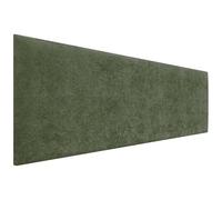 DHOME Tête de Lit Finition Serviette Soft Revêtement Uni Tissu Doux pour Mur Acoustique Têtes de Lit Absorbantes Tête de Lit Chambre à Coucher (145cm, 4cm - 50 H., Vert)