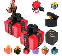 D'honneur doigt,Boîte Cadeau Really Annoying avec Rangement Coffret Boîte à Surprise Farce et Attrape 3D Figurine Inutile et Décalée pour Anniversaire Noël Boite Cadeau Noel (A-2pc)