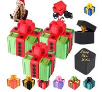 D'honneur doigt,Boîte Cadeau Really Annoying avec Rangement Coffret Boîte à Surprise Farce et Attrape 3D Figurine Inutile et Décalée pour Anniversaire Noël Boite Cadeau Noel (C-3pc)