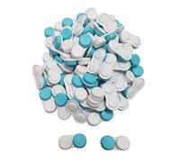 Dhoptical Lot de 100 étuis à lentilles de contact pour lentilles de contact pour yeux gauche/droite (100 pièces, bleu)