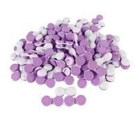 Dhoptical Lot de 100 étuis colorés pour lentilles de contact gauche/droite (violet)
