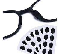 dhoptical Lot de 100 paires de coussinets de nez souples en acétate de haute viscosité pour adultes et enfants Noir Épaisseur 1 mm