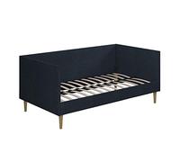 DHP Franklin Lit de Jour Rembourré, Lin Bleu