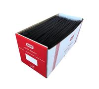 DHP - Lot de 100 spirales métalliques pour reliure, étape 5:1, 18 mm, noir