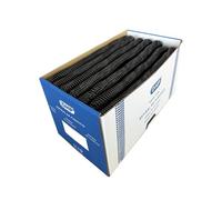 DHP - Lot de 50 spirales en plastique pour reliure, pas 5:1, 30 mm, noir