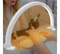 DHQCQL Lampe Demi Lune, Lampe Esthetique Professionnel, Lumière LED pour cils demi-lune, Lumière de Remplissage de Beauté de bureau avec Température de Lampe Demi Lune Onglerie de 2700-5600K