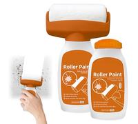 Dhqkqg Brosse Roulante de Réparation Murale,1000g Retouche Peinture Blanc Mur,Brosse à Rouleau Avec pâte de RéParation Murale Petit Portable Peinture de Réparation Murale pour Taches Graffitis Rayures