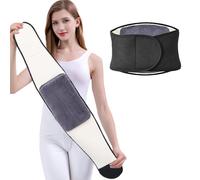 Dhqkqg Cachemire Thermique Ceinture, Chauffe reins d'Hiver en Cachemire, Ajustable Cachemire Ceinture Lombaire, Lombaire Abdomina Ceinture de Réchauffement avec Velcro, Idéal pour Rester en Hiver