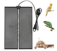 Dhqkqg Tapis Chauffant Reptile, 20W Tapis Chauffant Terrarium, Coussin Chauffant Terrarium Réglable, Tapis Chauffant pour Reptiles, Tortue, Serpents, Lézard, Gecko 42 x 28 cm