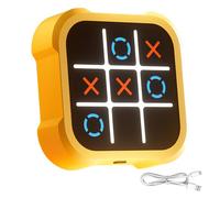 Dhqkqg Tic Tac Toe Bolt Game, Console De Jeu De Puzzle Portable 3 en 1, Jeux De SociéTé Fidget Toys, Jeu éLectronique Tic-Tac Toe Bolt, Parents Enfants Interaction Jeux, Education Toys