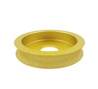 DHRCONPA Meule diamantée brasée sous vide, diamètre 74 mm, alésage 20 mm, for le meulage du marbre, le rainurage et les bords