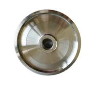DHRCONPA Meule diamantée de 6 pouces, grain 80/320/1000, diamètre 1/4 po, acier rapide, for outils électriques en métal et pierre