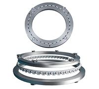 DHRH Plateau tournant à Support pivotant, pour Charges Lourdes, Base pivotante rotative à 360 degrés, Plaque pivotante Lisse, 15 mm d'épaisseur, Tampon en Caoutchouc fileté