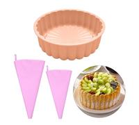 DHSBGWSX 1 moule en silicone et 2 sacs de décoration, sac à crème, moule à gâteau, moule à dessert, accessoire de cuisson