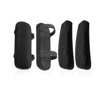 DHSBGWSX 1 paire de coussins d'accoudoir, 2 housses d'accoudoirs anti-poussière - Coussinets antidérapants pour accoudoirs de siège - Convient pour les chaises de bureau et les chaises de jeu