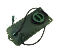 DHSBGWSX 1 sac à eau vert armée de 2 l, sac à eau de randonnée, réservoir de stockage d'eau, recharge pour sac à eau, accessoires de randonnée