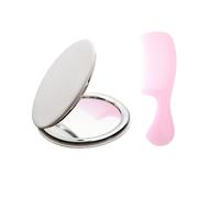 DHSBGWSX 1 tablette microscopique, commode, 1 film avec commode, verres à bras, verres compacts, équipés, fer à lisser, miroir de maquillage de voyage