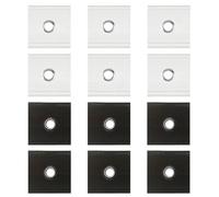 DHSBGWSX 12 Pièces Crochets D'Auvent, Crochets De Tente De Camping, Crochets De Caravane, Crochets De Rail De Tuyau, Crochets D'Abri, Crochets De Suspension À Œillets, Accessoires De Camping-Car