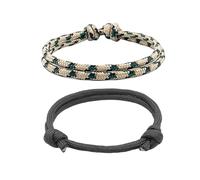DHSBGWSX 2 Lanière Tressée, Bracelet Paracorde, Bracelet Réglable et Moderne Multifonctionnel, Convient pour Le Camping Et L'alpinisme