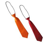 DHSBGWSX 2 Pièces Cravates Pour Enfants - Cravates De Performance Scolaire, Mariage et Fête - Élastiques et Formelles pour Garçons et Filles