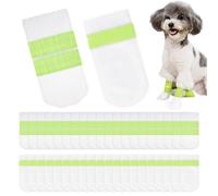 DHSBGWSX 20 Bottes Imperméables pour Chien À Double Sangle, 20 Bottes Imperméables pour Chien À Sangle Unique, Housses De Bottes De Pluie pour Chien, Chaussures De Protection pour Pattes d'animaux.