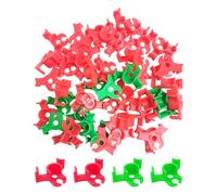 DHSBGWSX 50 Pièces Clips De Support pour Plantes, Clips De Flexion pour Plantes, Supports De Tiges De Plantes, Clips D'Entraînement pour Tiges De Plantes, Entraîneur De Plantes À 90 Degrés