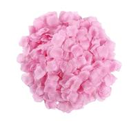 DHSBGWSX Lot de 1200 pétales de rose artificiels - Accessoires de photographie - Décoration romantique - Convient pour les mariages, les anniversaires, la Saint-Valentin (rose)