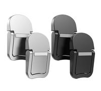DHSBGWSX Lot de 2 paires de supports de clavier d'ordinateur portable rehausseurs de clavier pour ordinateur portable (noir, argent)