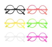 DHSBGWSX Lot de 6 paires de lunettes rondes pour enfants - Unisexe - Idéales pour les fêtes d'anniversaire