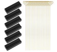 DHSBGWSX Lot de 6 porte-cartes en bois, 20 porte-cartes d'amour, porte-cartes en bois, porte-photos, porte-menus, porte-cartes de visite pour mariage, porte-cartes photo pour la maison