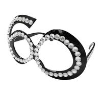 DHSBGWSX Lunettes d'anniversaire pour adultes - Lunettes de 60° unisexe à la mode - Accessoires uniques