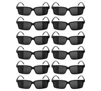 DHSBGWSX Lunettes de soleil 12 pièces, lunettes amusantes, lunettes de jeu, mini lunettes de détective, lunettes pour enfants, accessoires de jouets de détective, lunettes de fête d'anniversaire