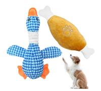DHSBGWSX Peluches pour Animaux De Compagnie, 2 Pièces, Jouets Grinçants et Interactifs pour Chiens, Résistants À La Mastication
