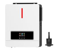 DHsdlpLU 10.2kw Solar Hybrid Inverter 48v 220v on Grid Pure Sine Wave Inverter Mppt 160a/120a Solar Charge Controller Dual AC,10.2KW-withWiFi