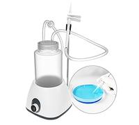 DHsdlpLU Collecteur De DéChets à Affichage NuméRique RéGlable, Recycleur De DéChets Liquides, 9 RéGlages De Vitesse, 1L, avec TêTe/Support D'Aspiration, pour Laboratoire