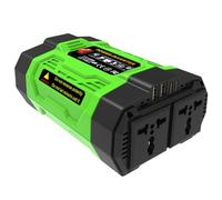 DHsdlpLU Convertisseur de Puissance pour Voiture 200 W/300 W/600 W, Adaptateur de Voiture DC 12 V vers AC 220 V, convertisseur de Voiture avec 2 Ports USB,12V-DC-to-220V-AC-200W