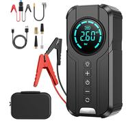 DHsdlpLU DéMarreur d'urgence De Voiture, Bloc d'alimentation De Batterie De Voiture 8000mah, avec éClairage De Secours à LED, DéMarreur D'Allumage De Batterie