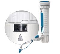 DHsdlpLU Distributeur De Bouteilles NuméRique, RéSistance Aux Hautes TempéRatures/RéSistance Aux Acides Et Aux Alcalis, avec Bouteille De RéActif/Adaptateur à Vis,0.5-2.5ML