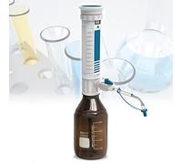 DHsdlpLU Distributeur De Liquide sur Bouteille, Haute PréCision De SéParation des Liquides, avec Soupape De SéCurité Et Capuchon, pour La Plupart des Flacons De RéActifs De Laboratoire,5-30ML