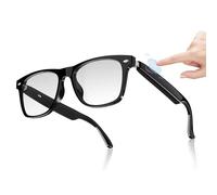 DHsdlpLU Lunettes Bluetooth connectées, réduction du Bruit, Anti-lumière Bleue, Lunettes de Soleil polarisées en Temps réel pour Le Voyage,B