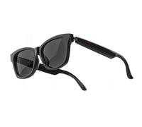 DHsdlpLU Lunettes de Soleil Bluetooth connectées avec écran et traducteur IA, polarisées, Protection Contre la lumière Bleue, écoute de Musique, appels,A